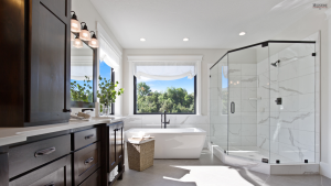 Picture window bathroom bathroom with picture windows