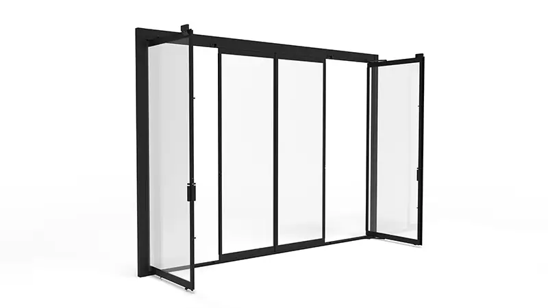 Door rendering four panel split door rendering four panel split